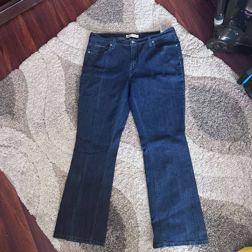 Levi's Dark Blue Flare Jeans